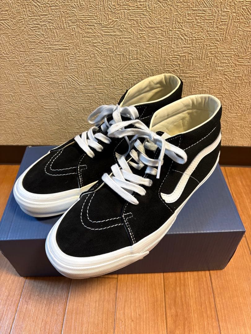 キムタク着用！Vans premium スケートミッド ブラック 木村拓哉 - メルカリ