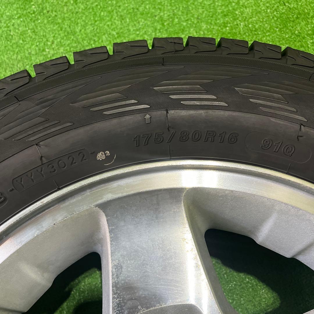 ジムニー純正アルミセット 深溝 1本分 送料込み 1665-① - メルカリ