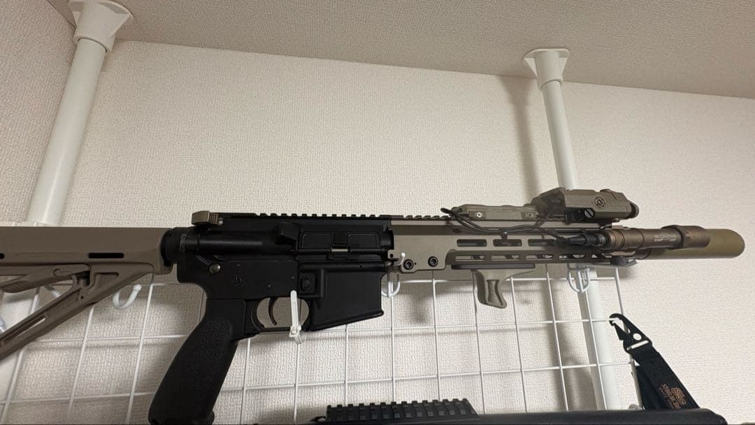 東京マルイ　URGI　ガスブロ　 サプレッサー、PEQ付き URG-I 11.5inch ソップモッド ブロック3 - ガスブローバック