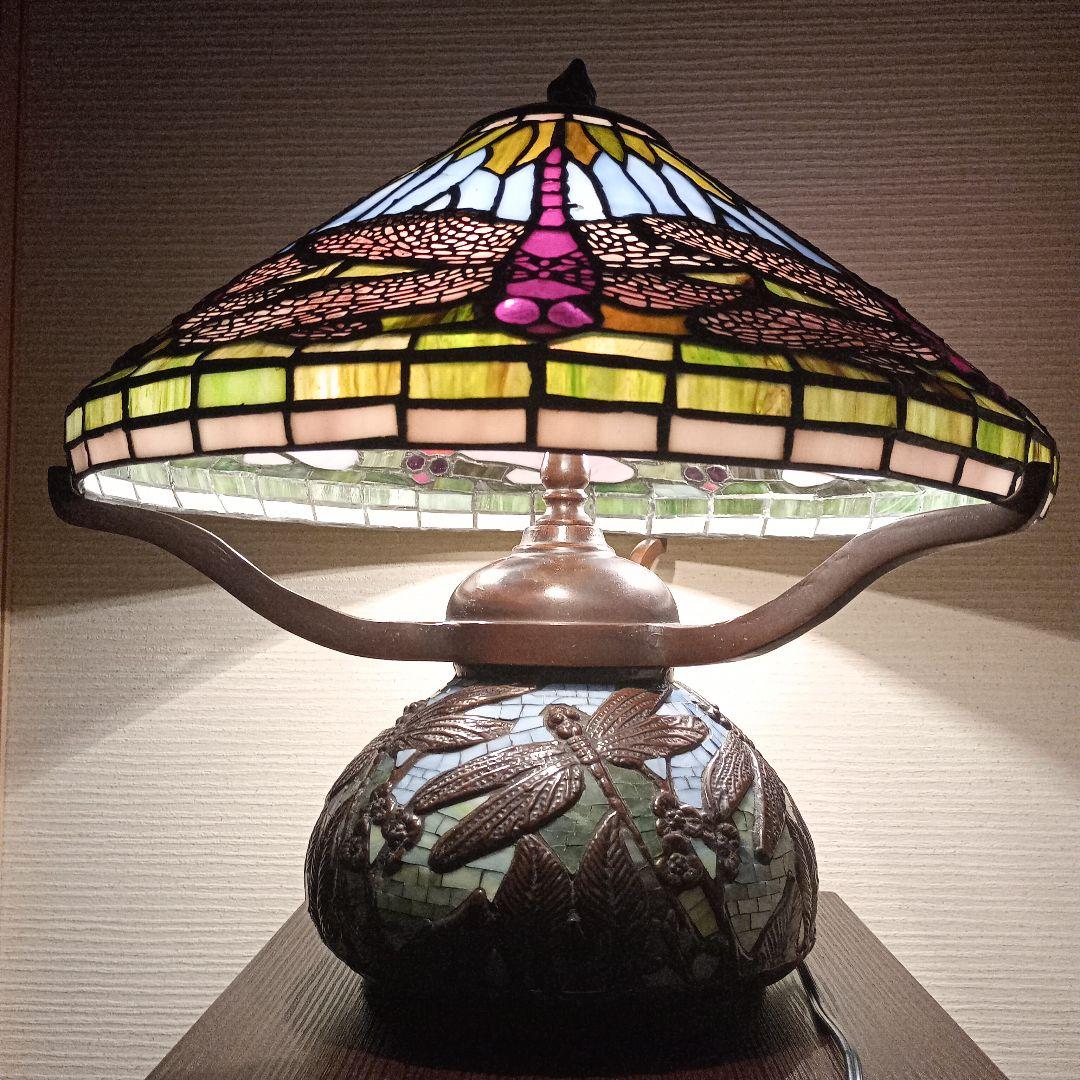 希少の逸品】ティファニー レプリカステンドグラスランプ ドラゴン