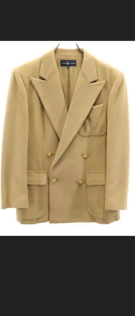 ラルフローレン ウール ダブルテーラードジャケット 9 RALPH LAUREN