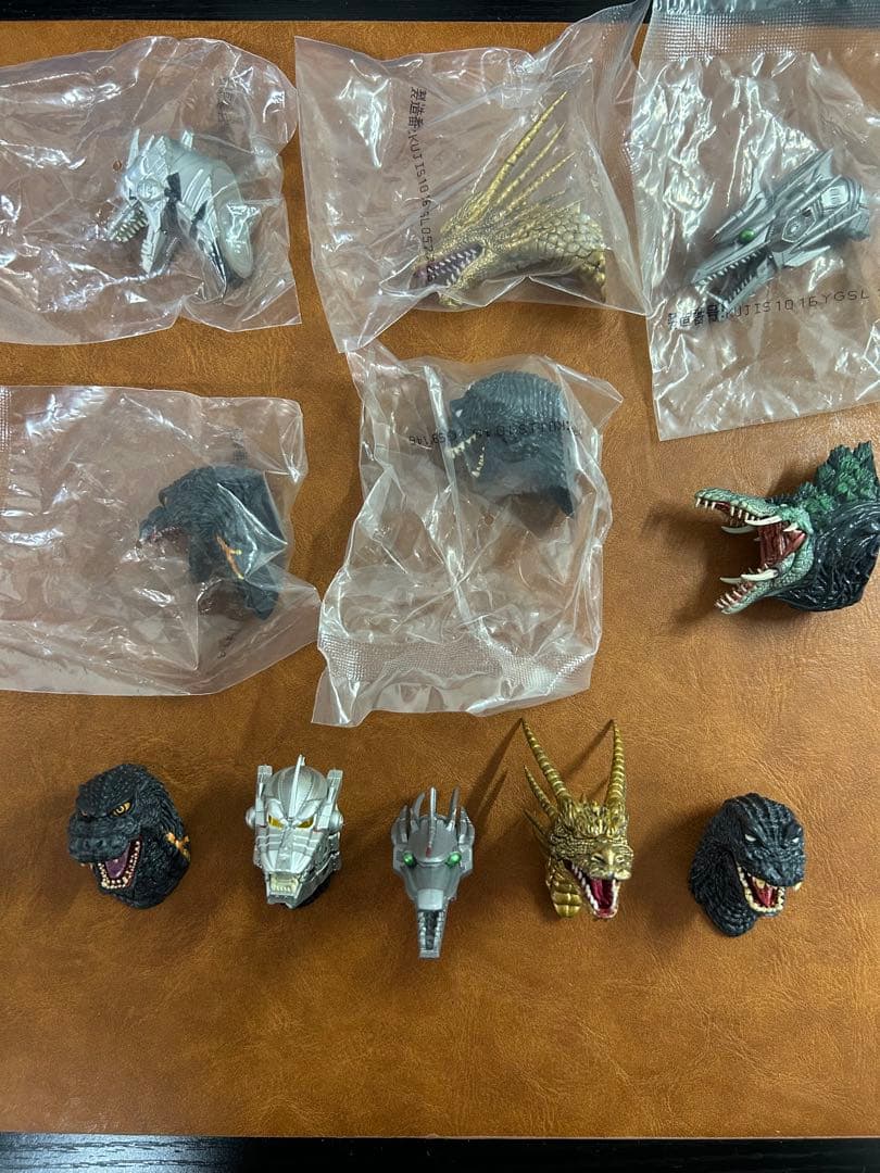 ゴジラ 大怪獣列伝 モンスターヘッドマグネット フルコンプ＋ダブり 一番くじ ゴジラ 大怪獣列伝G G賞 モンスターヘッドマグネット 6種