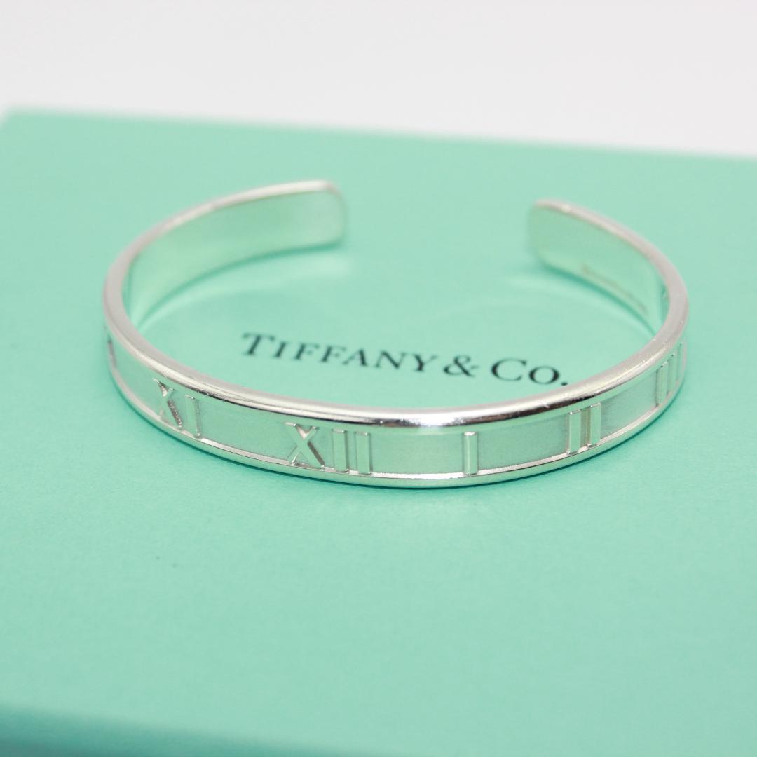 美品 Tiffany&Co. ティファニー アトラス シルバー バングル 925 TIFFANY&Co.（ティファニー） 極 美品 アトラス バングル シルバー925