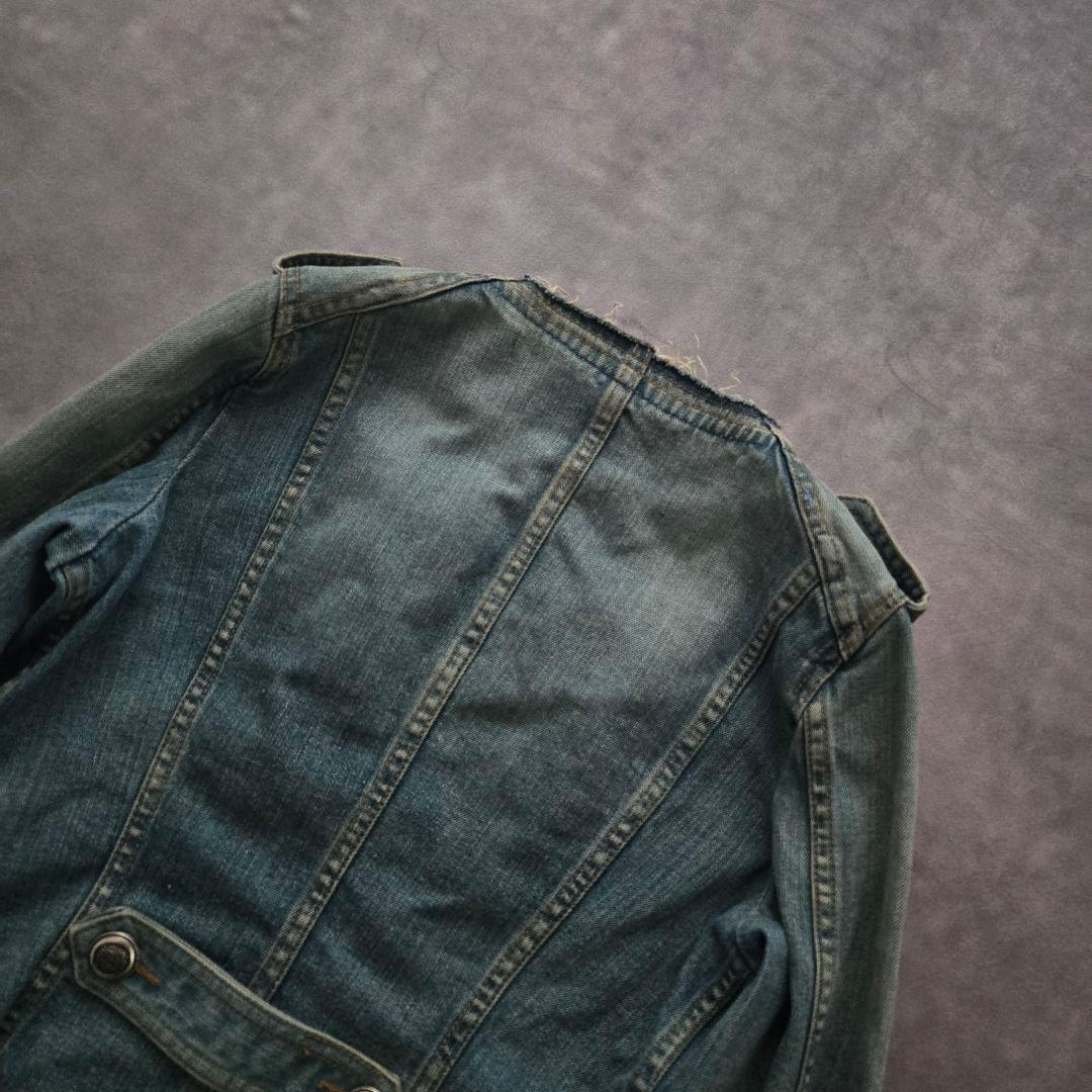 ナポレオンジャケット デニム y2k グランジ ギャル 平成 ブルゾン