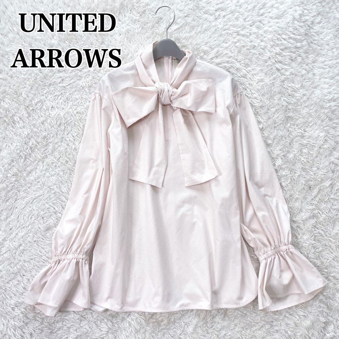 美品✨UNITEDARROWS リボンボウタイドットドビーシャツ 2way - メルカリ