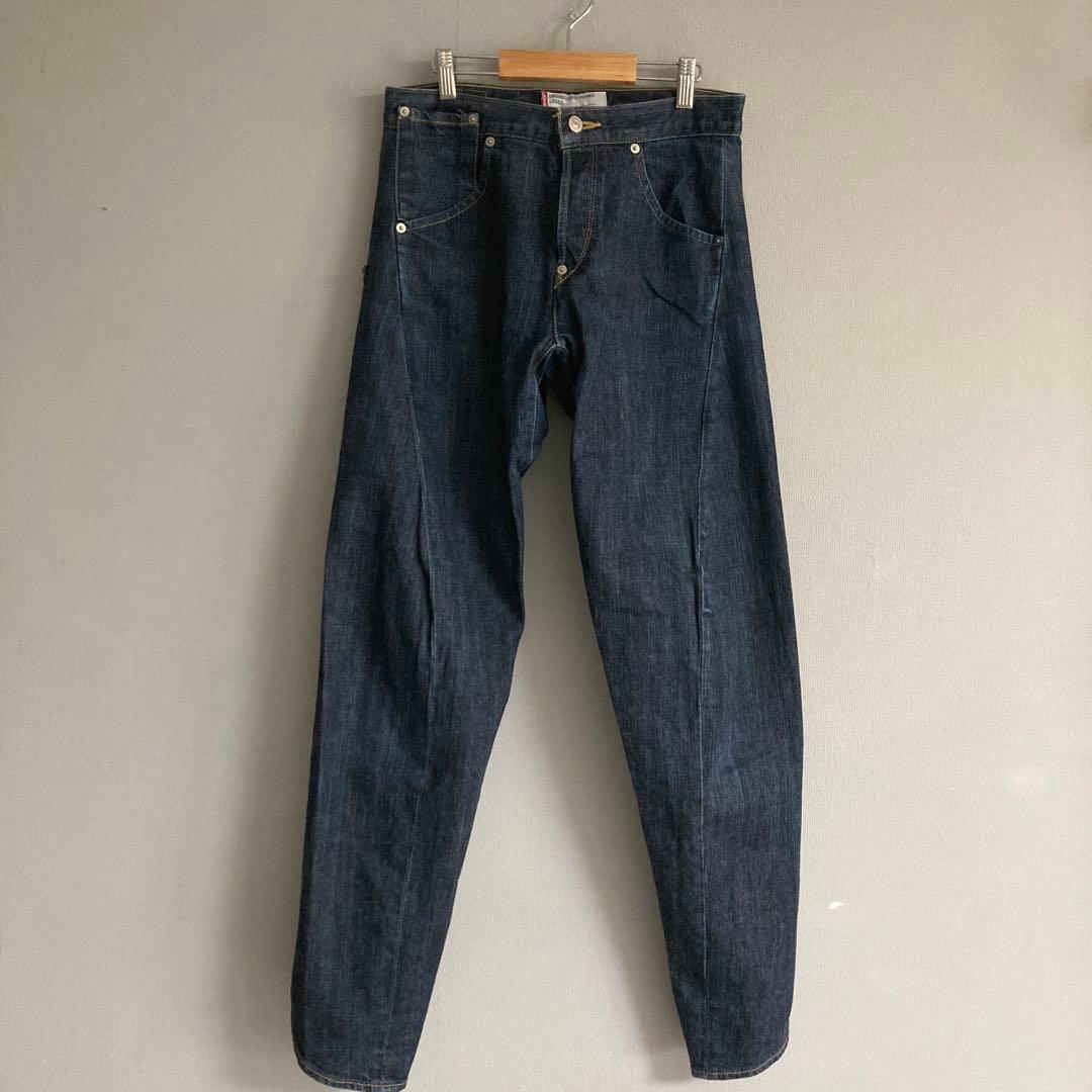 00s希少】LEVI'S エンジニアードジーンズ ルーズ シンチバック W28