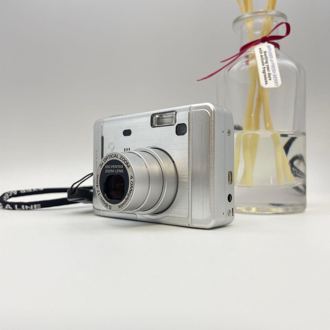 動作確認済✨PENTAX Optio S40✨スマホ転送OK 単三電池 可愛い