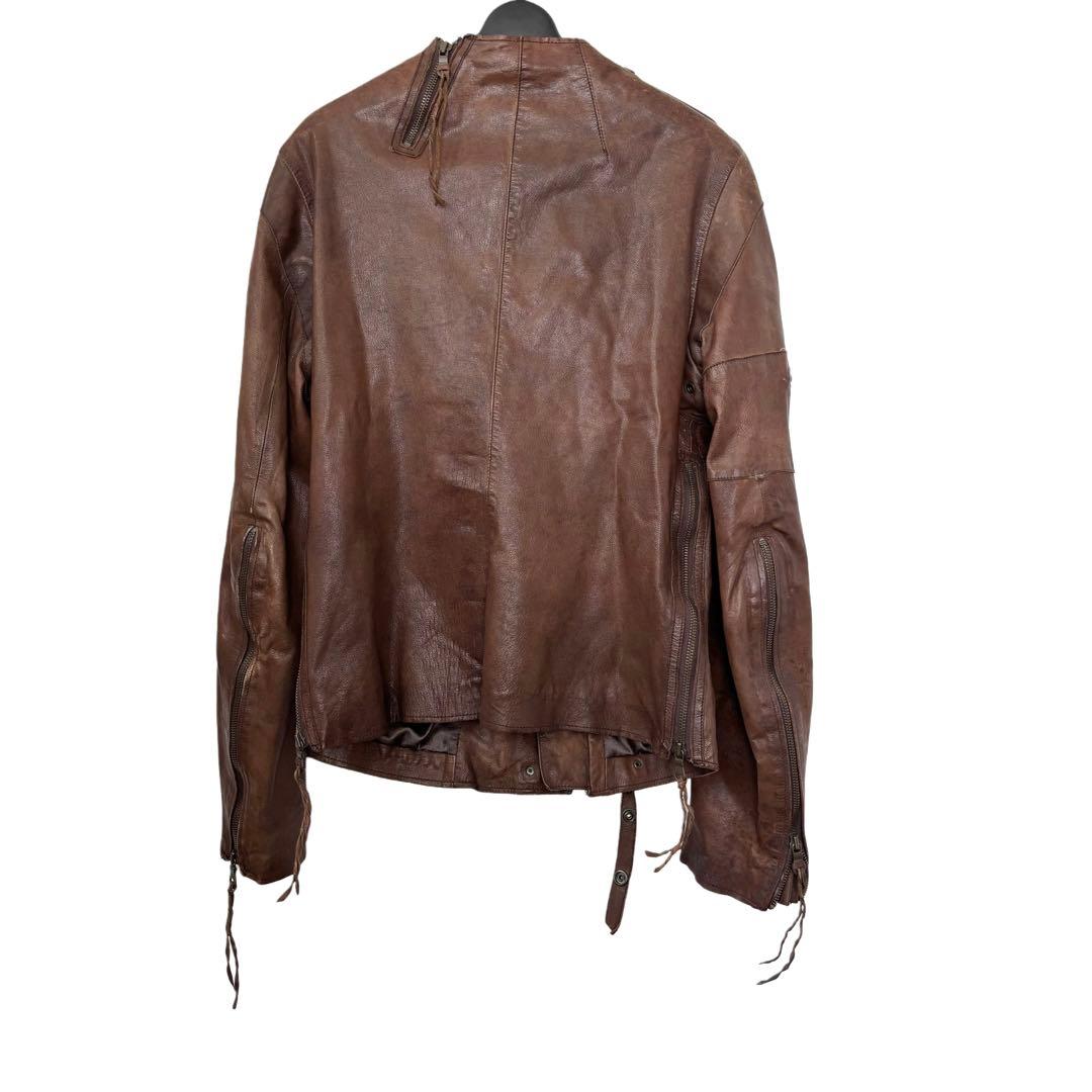 share spirit A-9 レザージャケット ブラウン - メルカリ