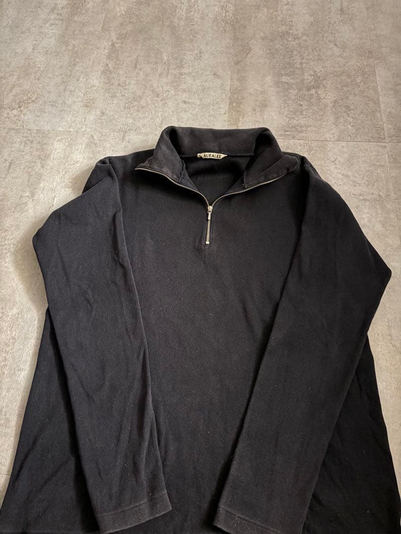 AURALEE ELASTIC SWEAT HALF ZIP P/O サイズ5 - メルカリ