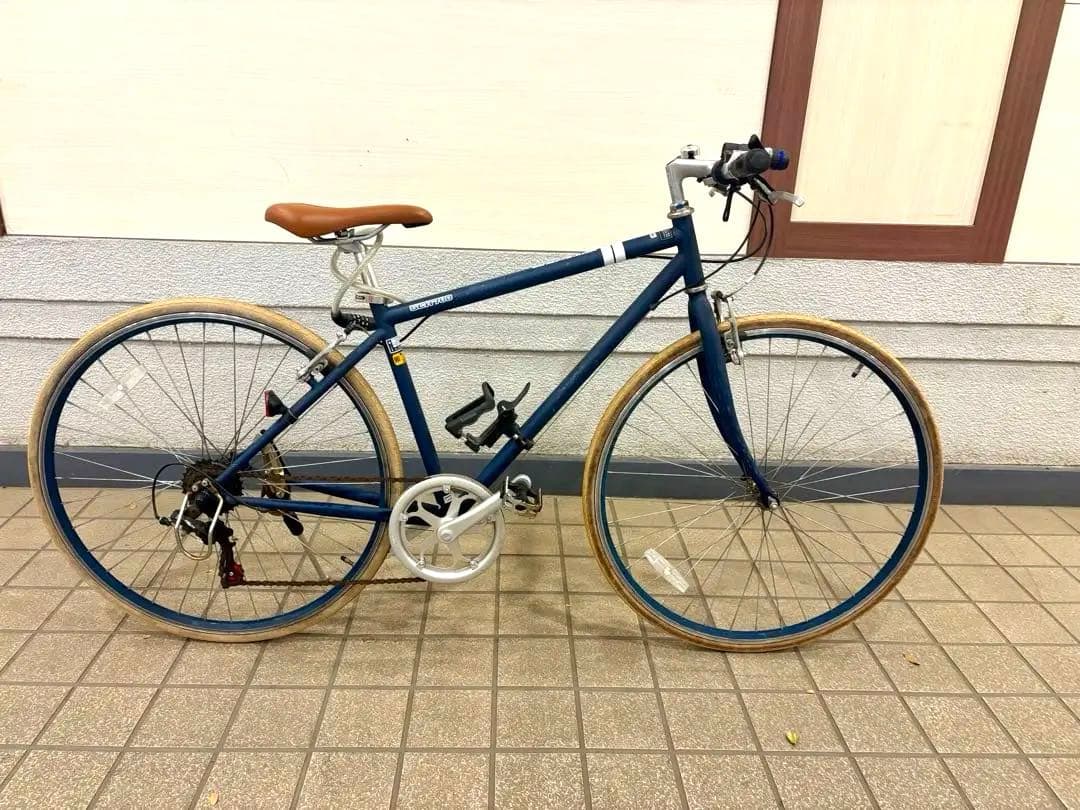 クロスバイク ネイビー アルミフレームpecha!⭕️ クロスバイク ネイビー アルミフレームpecha!⭕️ クロスバイク