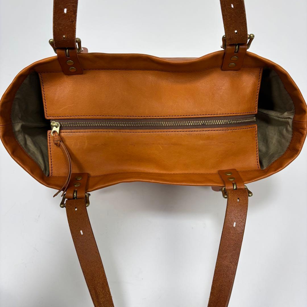 SLOW スロウ rubono ルボーノ 牛ヌメ革 栃木レザー トートバッグ