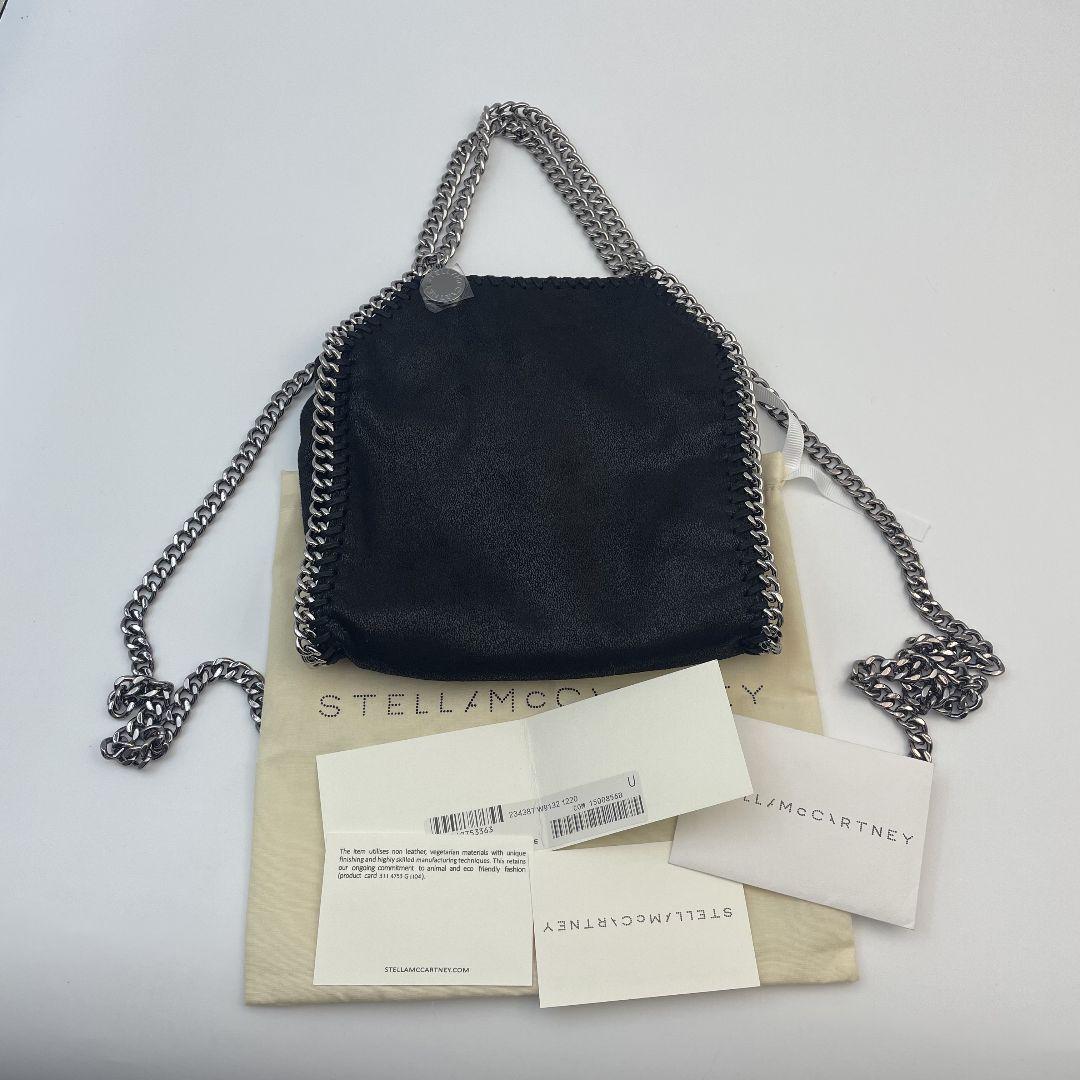 18CM ステラマッカートニー チェーン ショルダーバック ブラック 新品