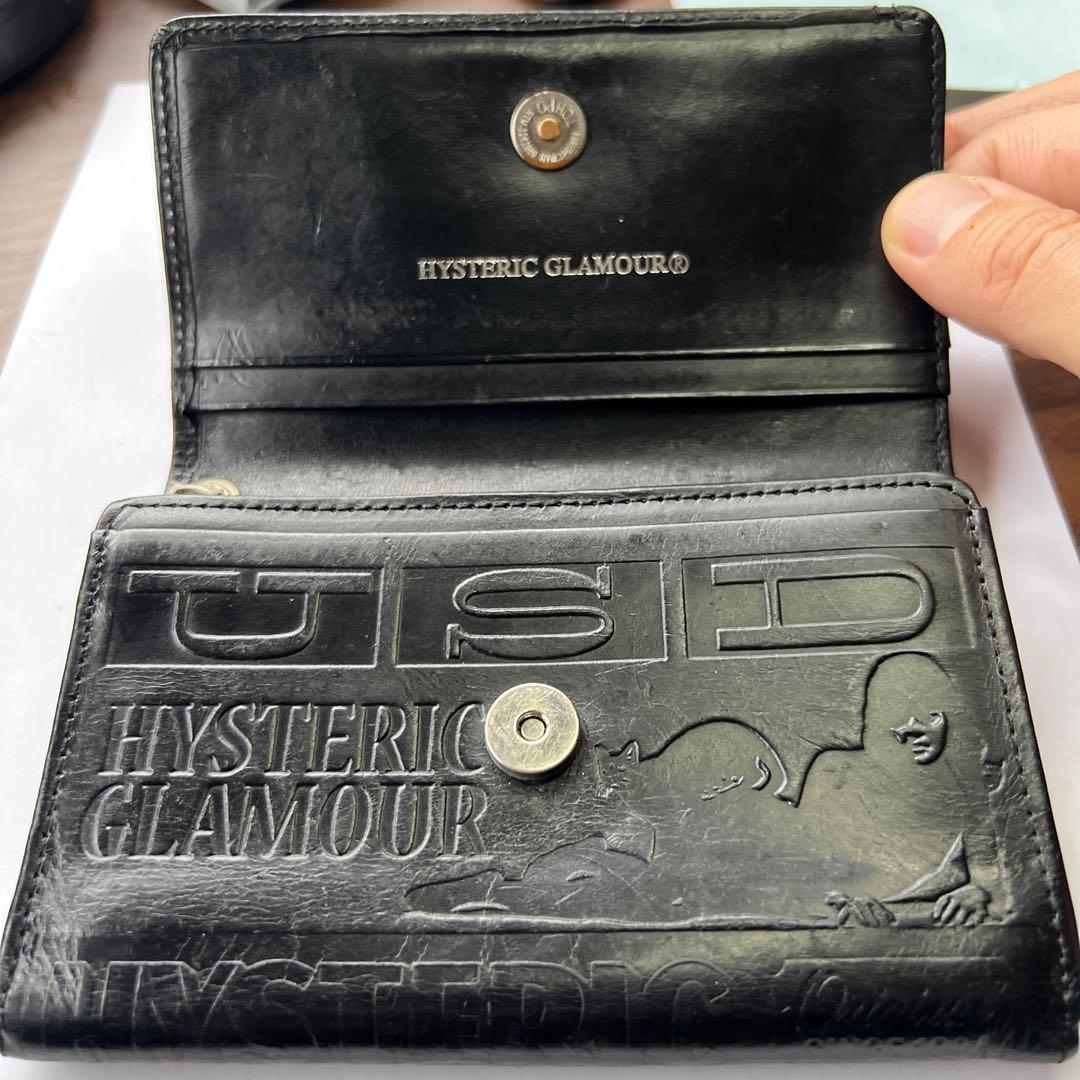 ヒステリックグラマー二つ折り財布ブラック⑩ - メルカリ