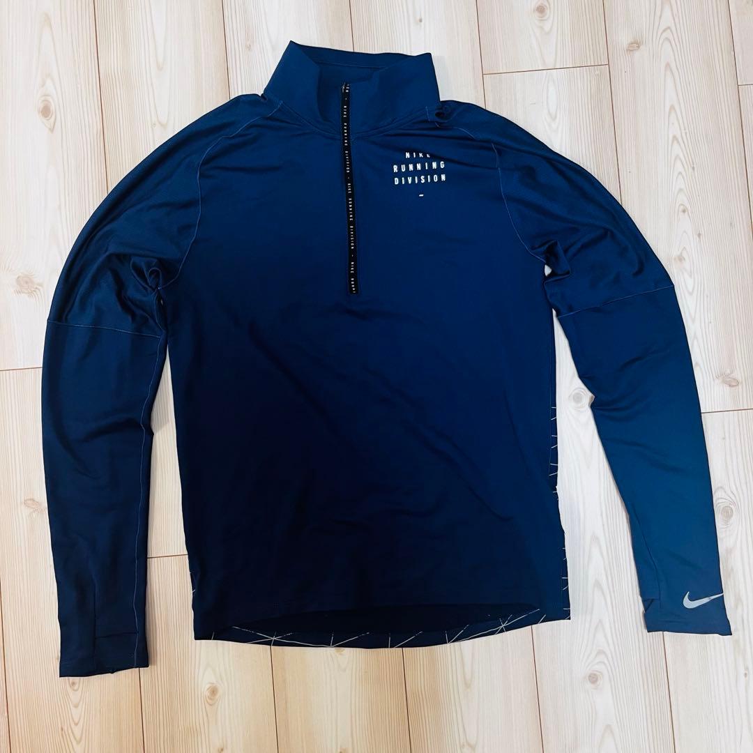 ナイキハーフジップ ロングスリーブ ランディビジョン - メルカリ