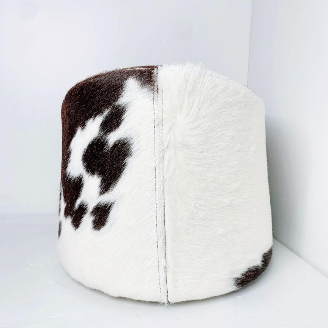 IKEA 牛革 ハラコスツール イケア ストックホルム スツール 牛毛皮 黒