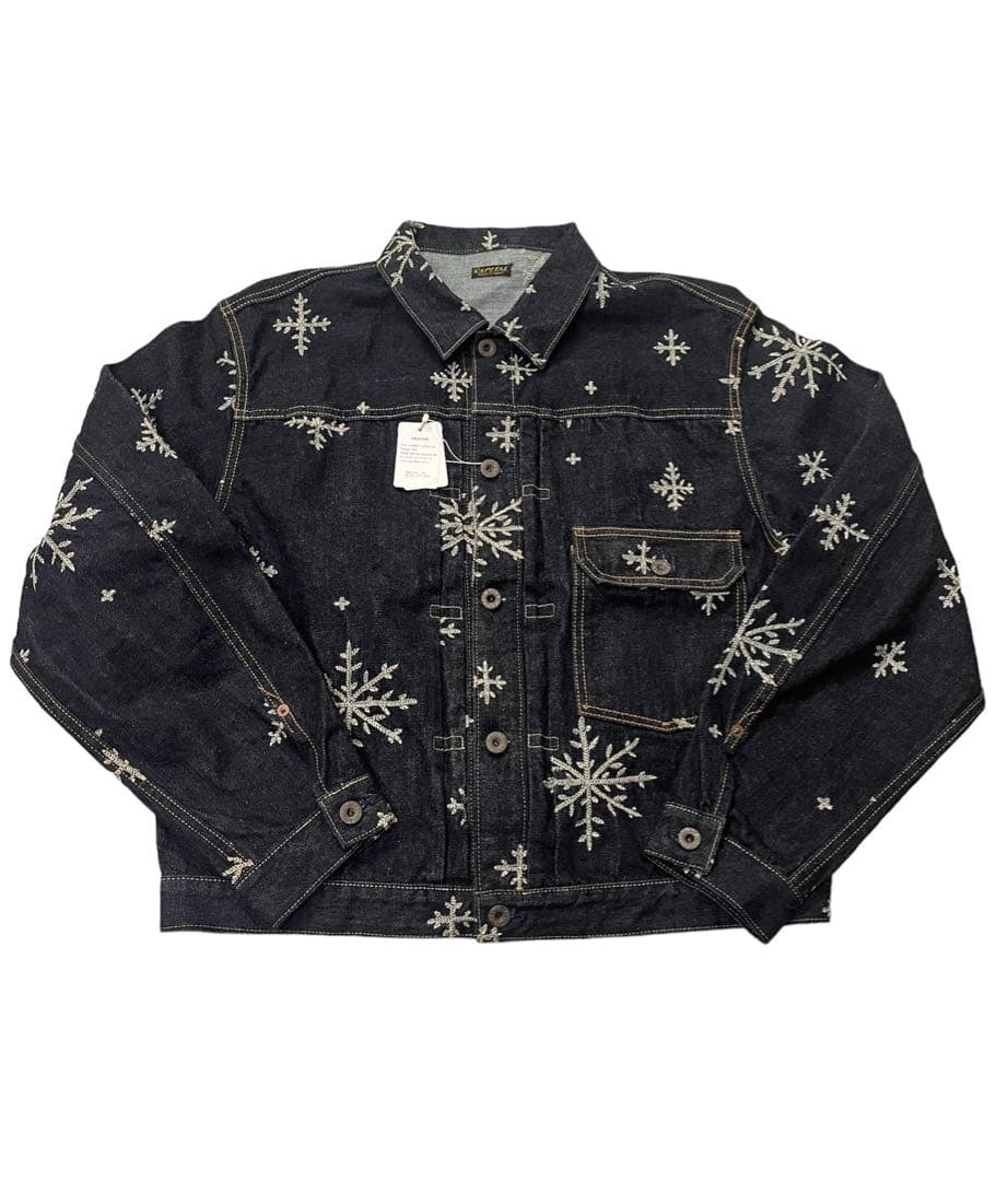 タグ付き】kapital キャピタル 14ozデニム 雪柄刺繍 1ST JKT - メルカリ