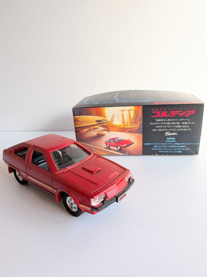 長岡秀星イラスト 三菱 コルディア 1/28 ミニカー 外箱付き - メルカリ