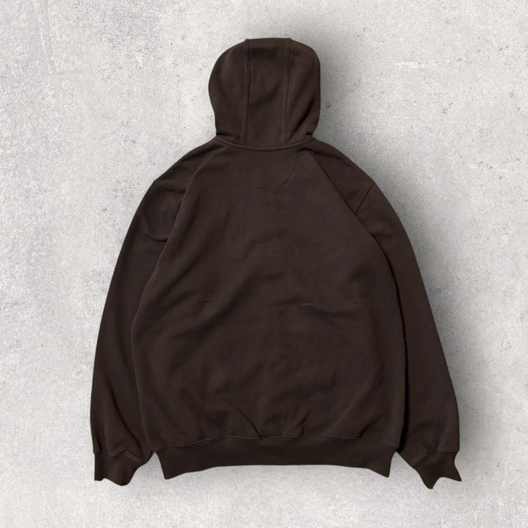 カーハート】ジップパーカー 茶色 L 企業ロゴ 人気カラー 美品 - メルカリ