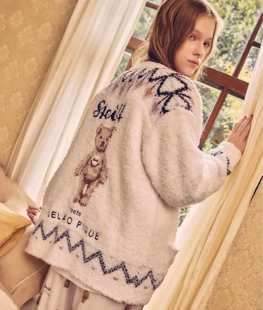 レア♡新品 ジェラートピケ【Steiff】フェアアイル柄カーディガン