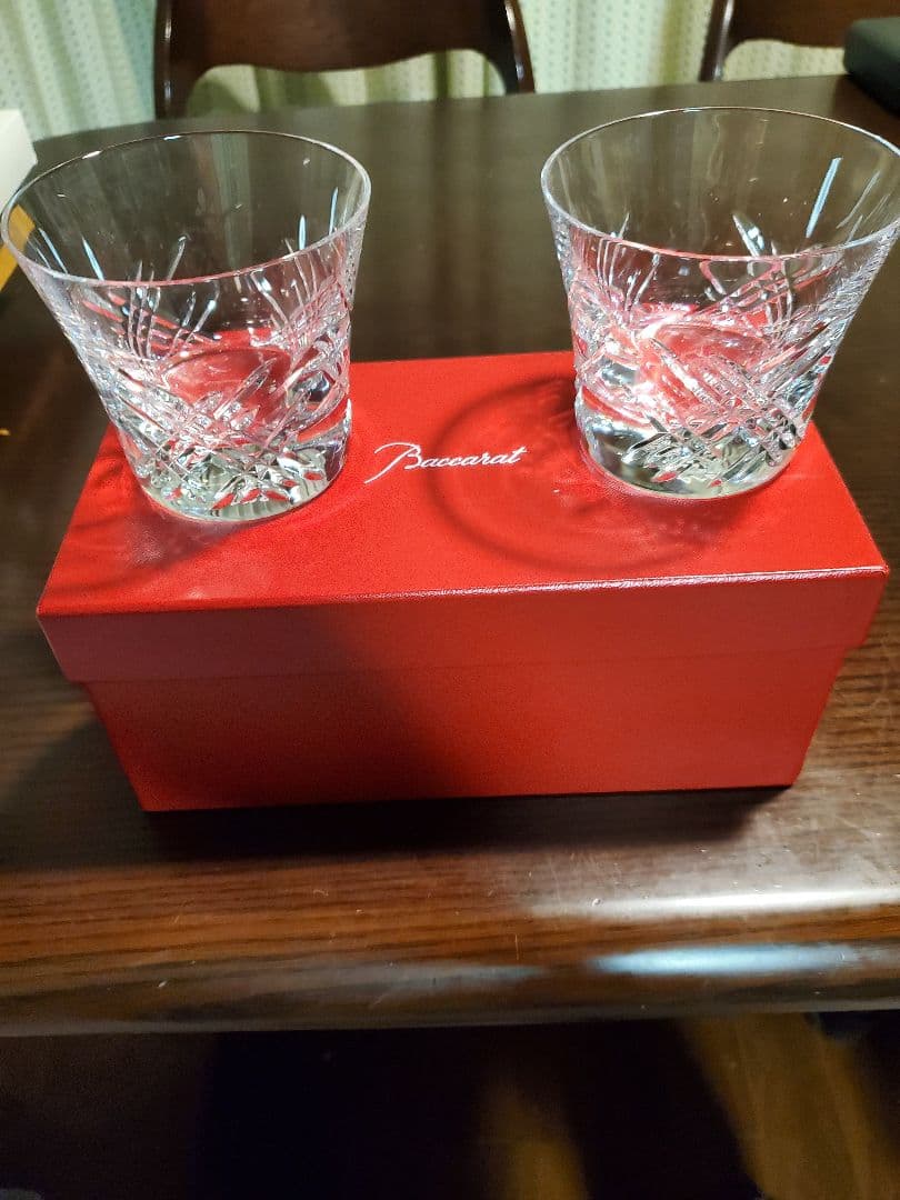 バカラ ステラ2014 ペア ロックグラス タンブラー純正箱 赤冊子 2個