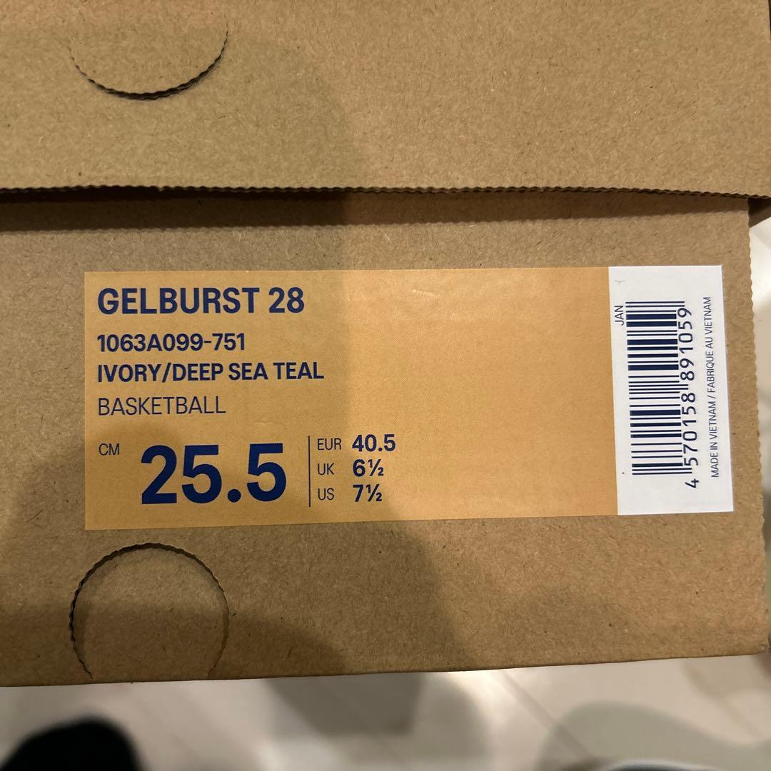 ゲルバースト28 アシックス（ASICS）（メンズ、レディース）バスケットシューズ