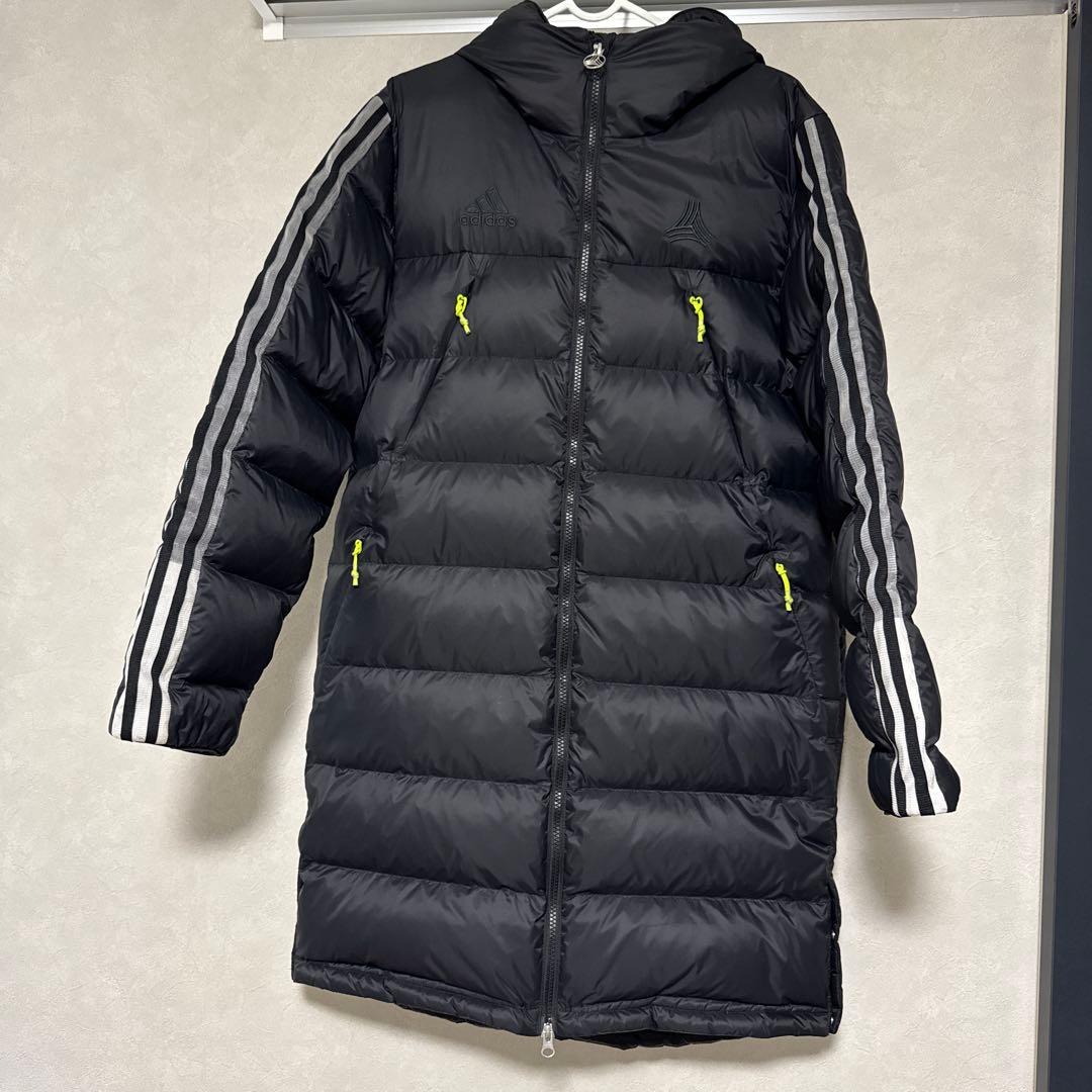 adidas フード付きダウンコート ブラック アディダス(ADIDAS)|フード付きロングダウンコート|【ハードオフ公式