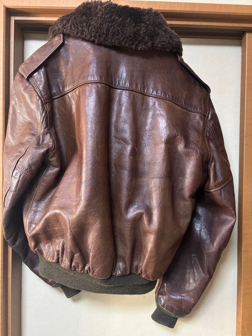 schott G-1 フライトジャケット 42 70s 60s ビンテージ 茶 - メルカリ