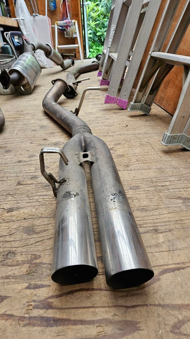 直接引取可】JZX100 1JZ-GTE フルストレートデュアルマフラー - メルカリ