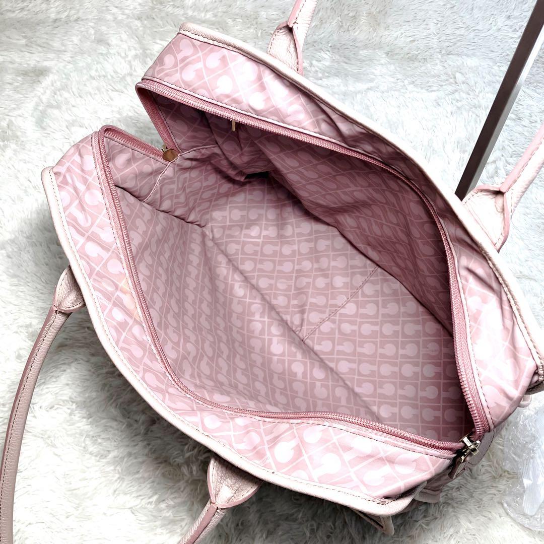 ゲラルディーニ ソフティ トートバッグ ハンド 総柄 ダブルポケット