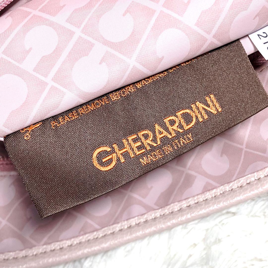 ゲラルディーニ ソフティ トートバッグ ハンド 総柄 ダブルポケット