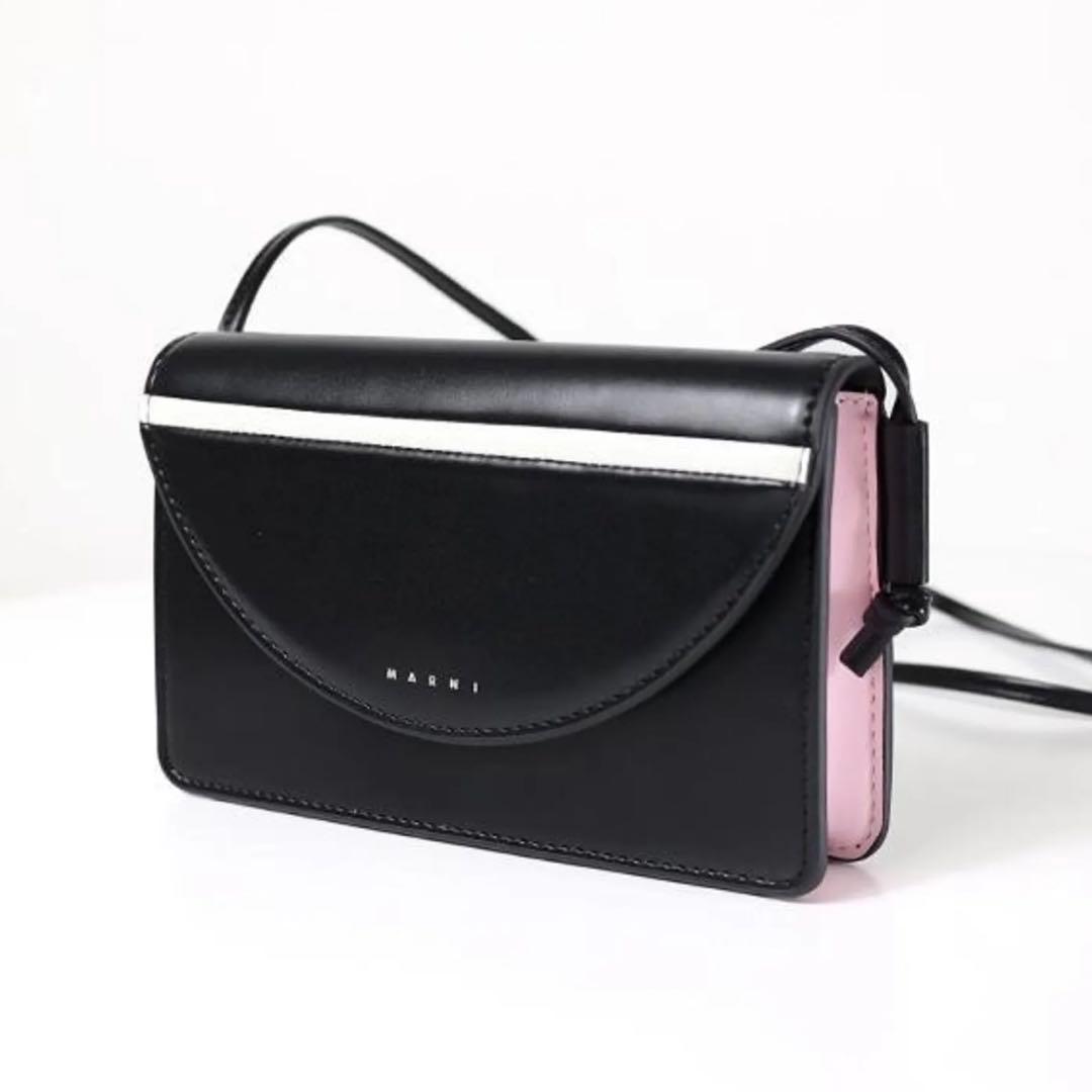 新品MARNI KIDS ショルダーバッグ M01256 M00TK ブラック - メルカリ