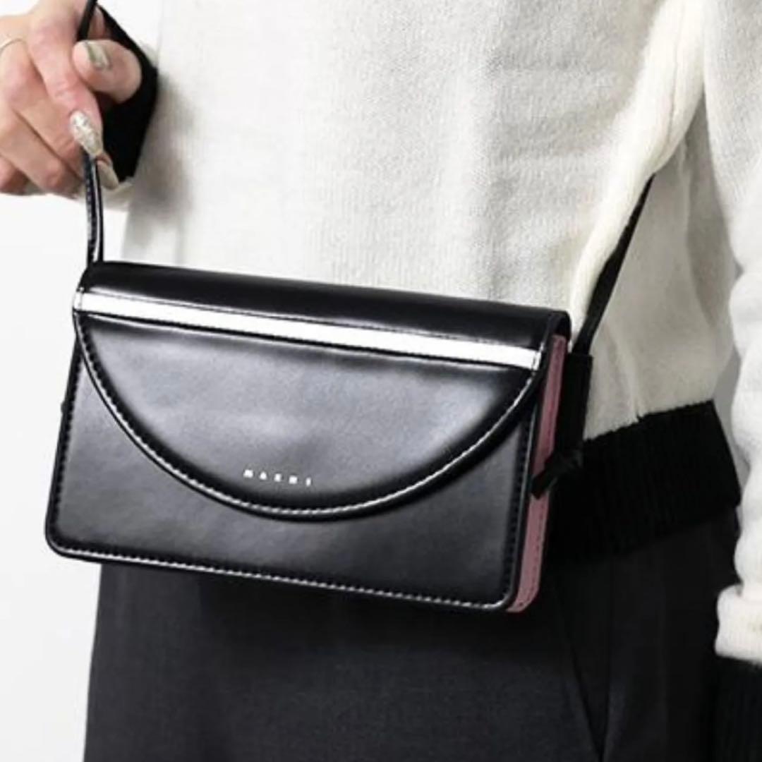 新品MARNI KIDS ショルダーバッグ M01256 M00TK ブラック - メルカリ