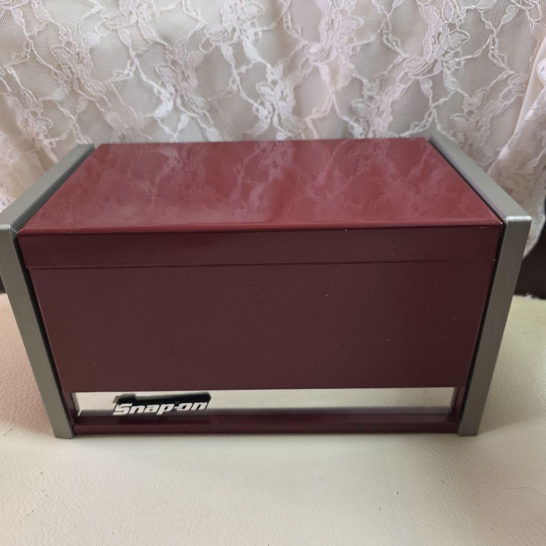 【お値下げ】Snap-on 3段収納ボックス バーガンディ（小物入れ） お値下げ】Snap-on 3段収納ボックス バーガンディ（小物入れ） お