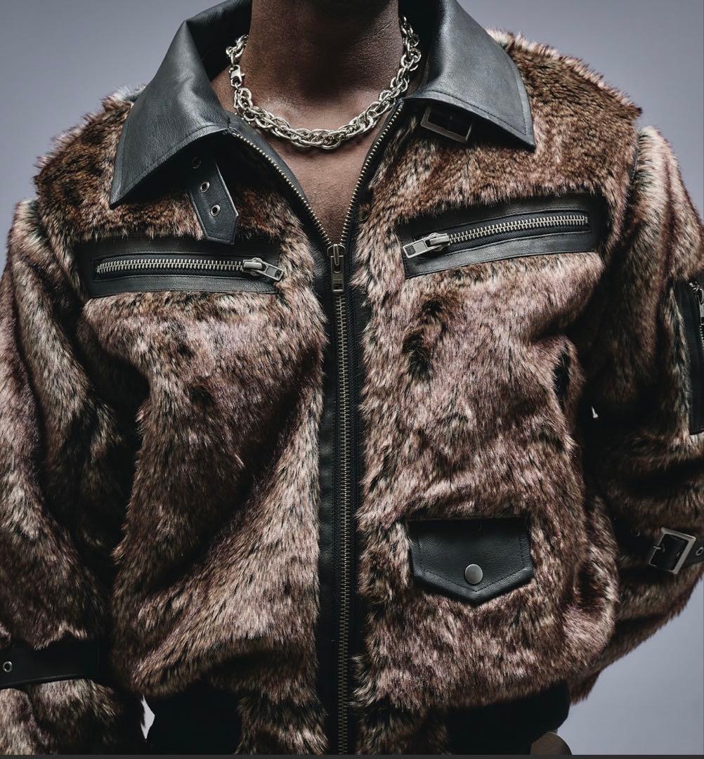 ジャケット・アウター ANDER HUNK Switch Design Faux Fur Jacket anderhunk_official 11/16(Sun) 00:00〜 New release !! 「Switch