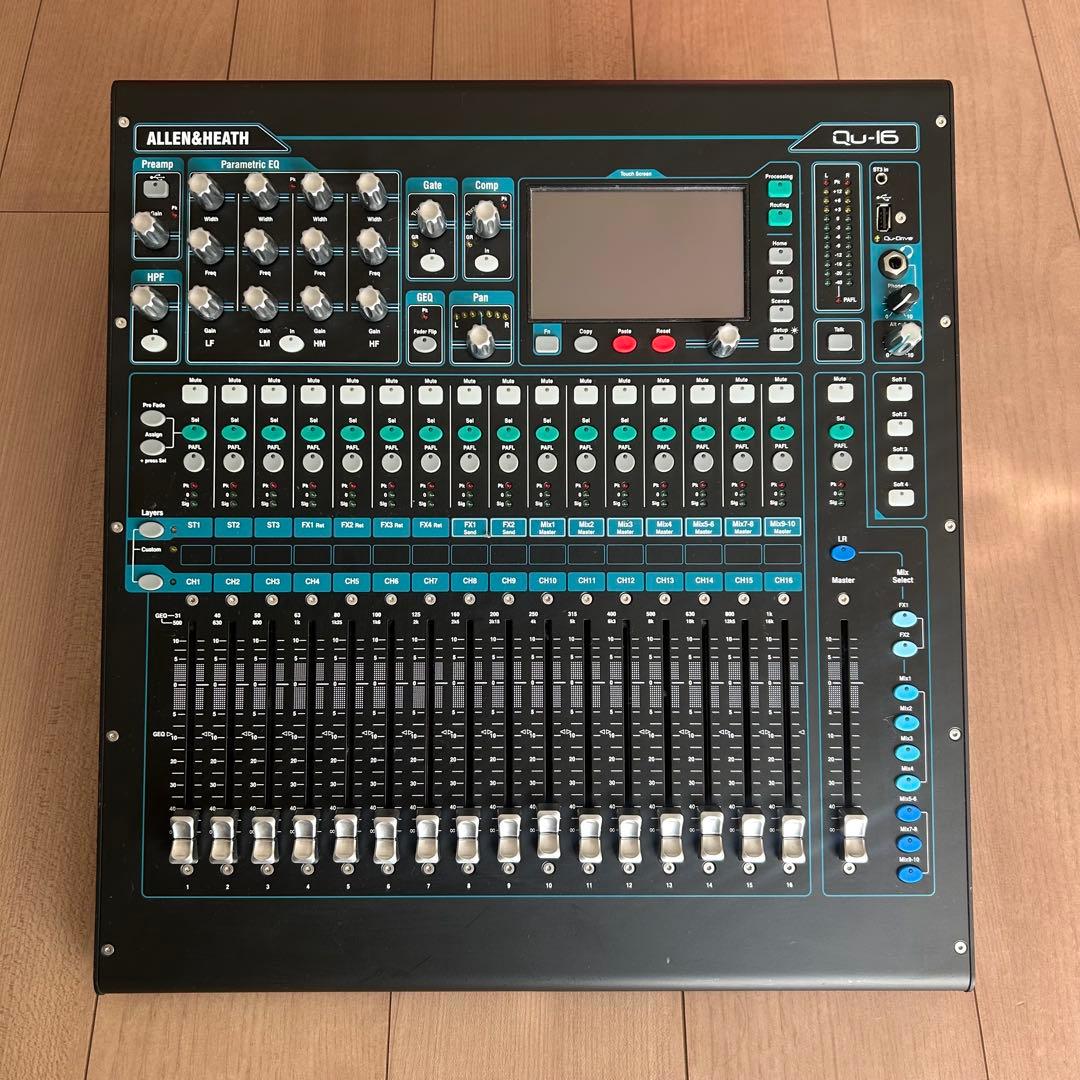 ランボー ALLEN&HEATH Qu-16 デジタルミキサー Allen & Heath Qu-16 Digital Mixer – Larry's Music & Sound