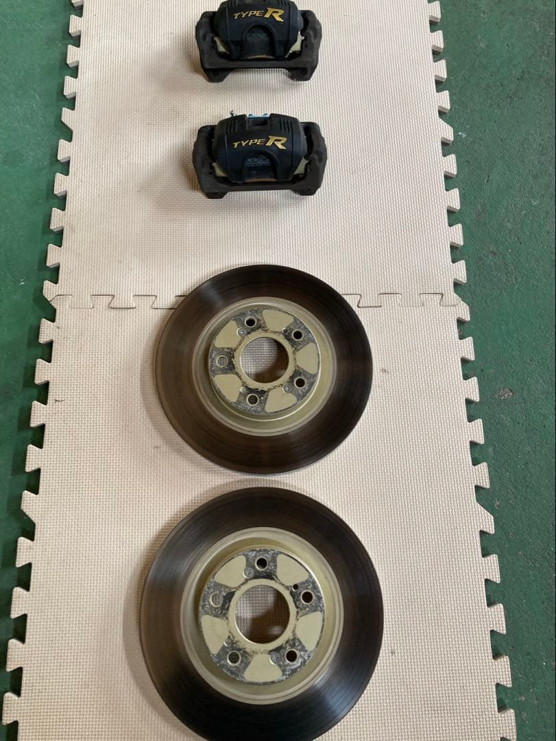 シビック FN2 タイプR ユーロ ブレーキ キャリパー ローター 左右 セット シビック FN2 タイプR ユーロ ブレーキ キャリパー ローター 左右