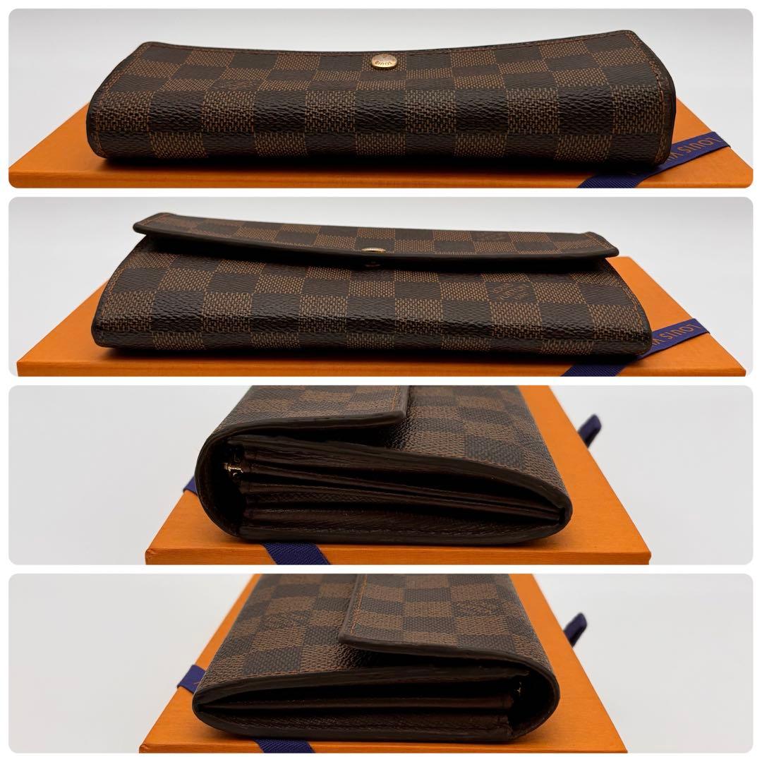 鑑定済み】ルイヴィトン✨ダミエ 長財布 10枚✨ポルトフォイユサラ