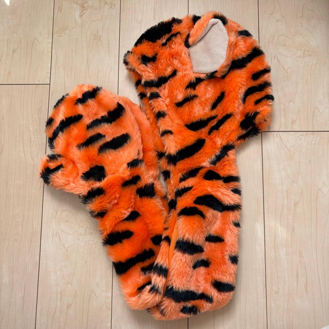 美品】ティガー マフラーキャップ ディズニー - メルカリ