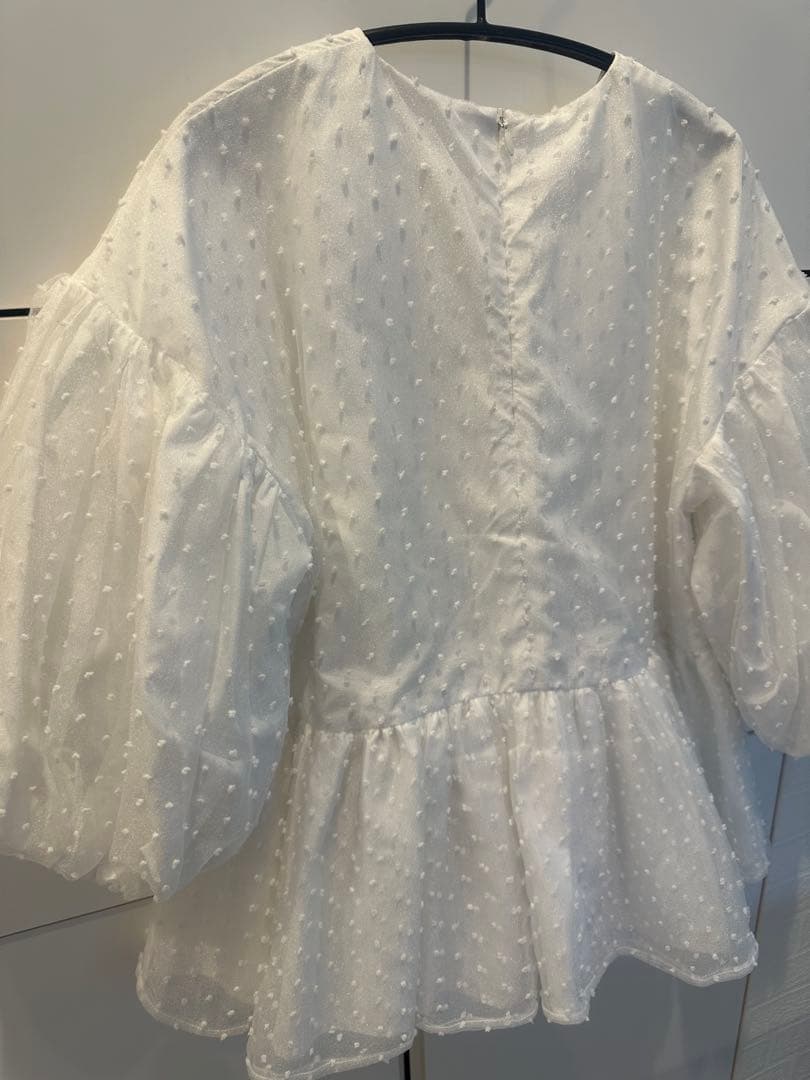 ツルバイマリコオイカワ pas de chat ドットオーガンジー - メルカリ