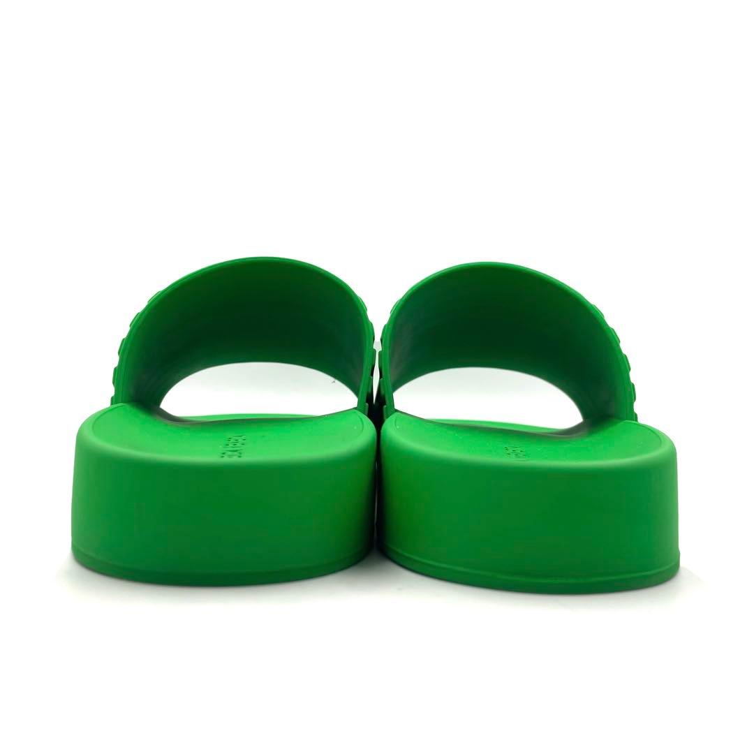 《未使用級》ボッテガヴェネタ デイジー スライダー サンダル スライド グリーン