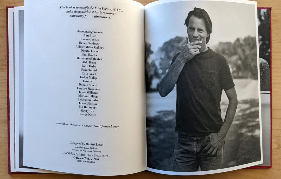 BruceWeber SamShepard ブルースウェーバー サムシェパード - メルカリ