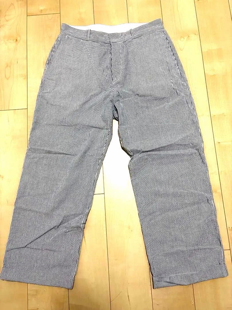 G&F Co SEERSUCKER TROUSERS NAVY ATLAST - メルカリ