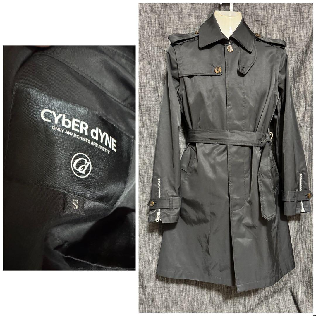 CYbER dYNE トレンチコート　ドメスティック 日本製　ブラック　黒 CYbER dYNE トレンチコート ドメスティック 日本製 ブラック 黒 - メルカリ