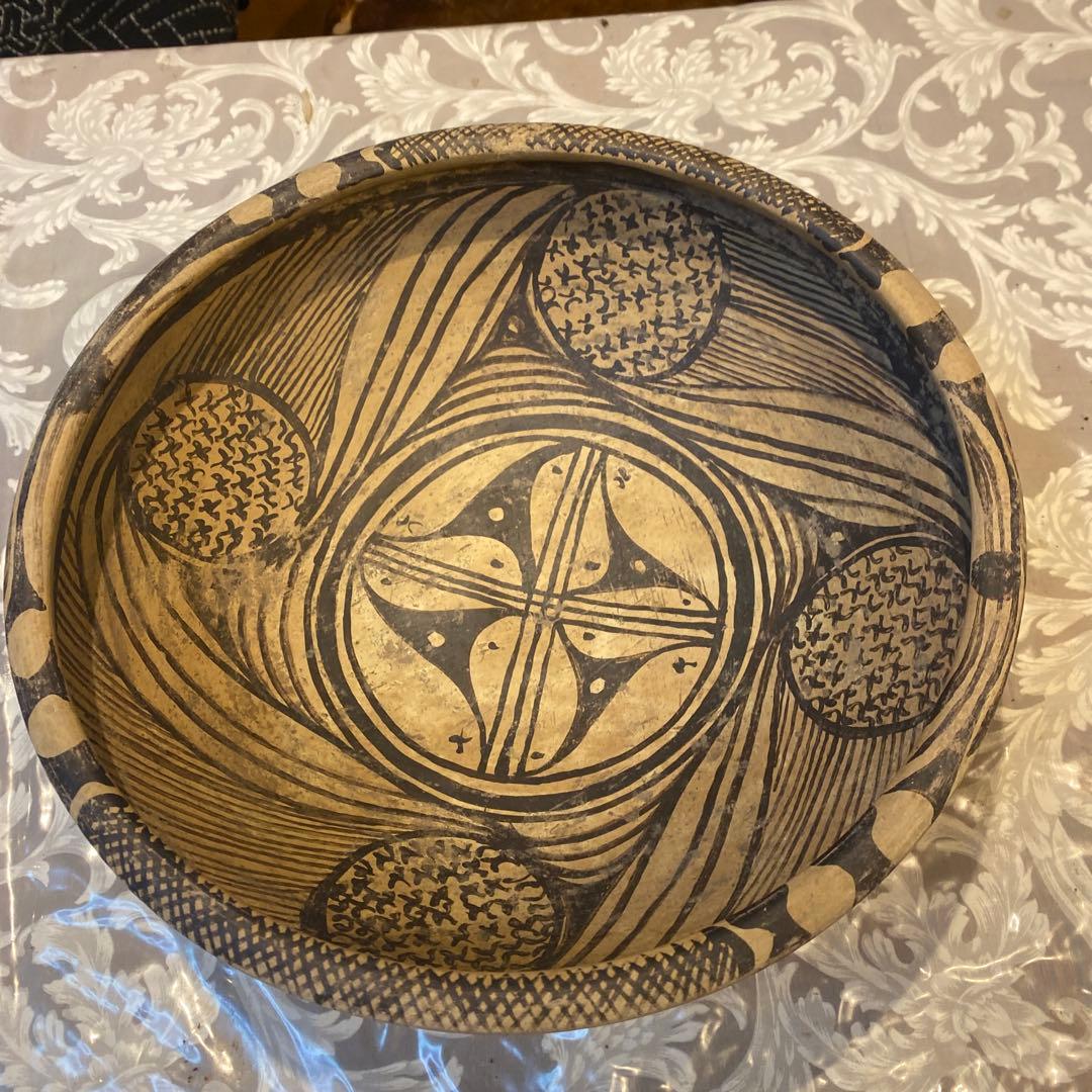 中国古玩　発掘品　アンダーソン大鉢土器 馬家窯文化 アンダーソン土器 大壺（3300–2050 BCE） | 入蘆花