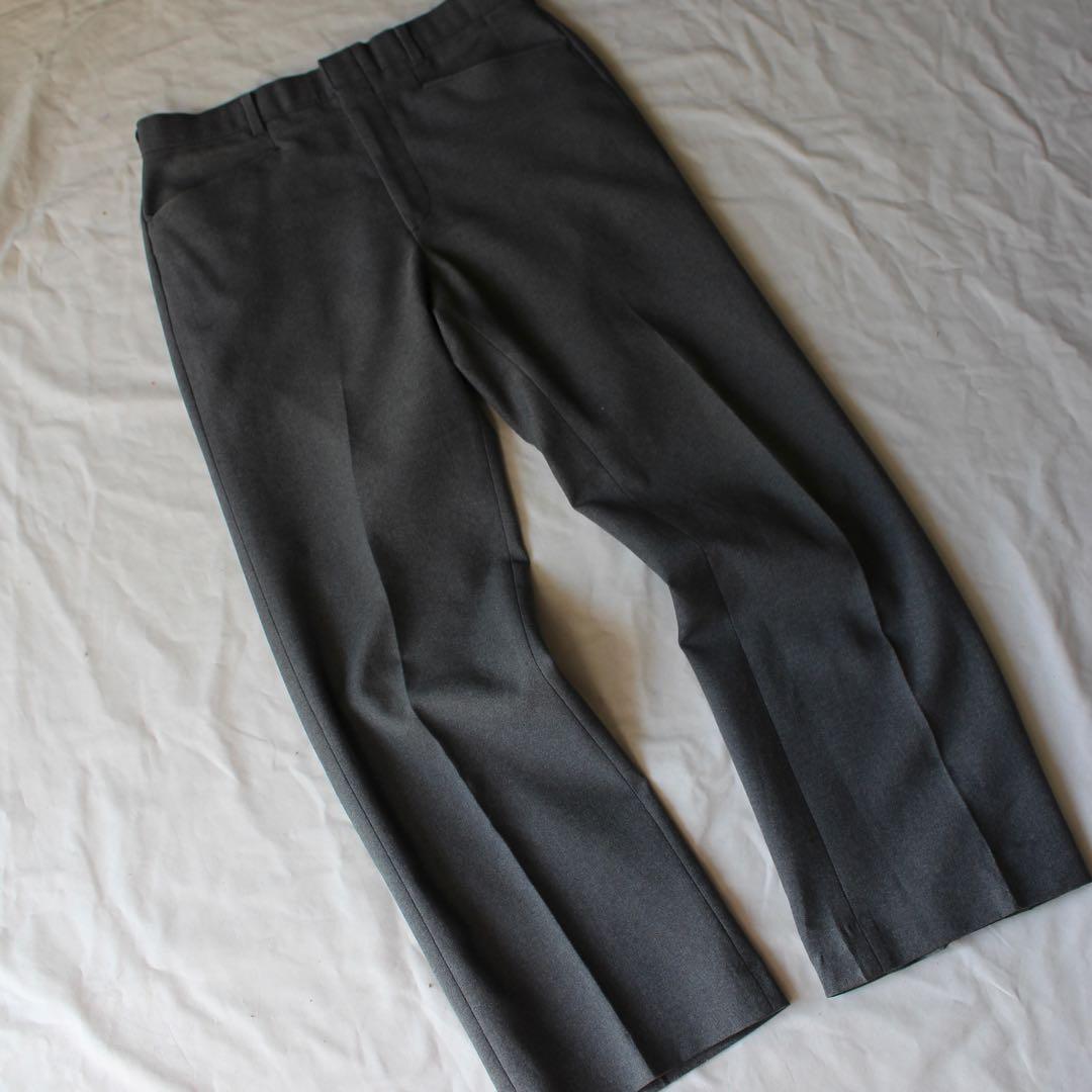 美品•神サイズ 80s Levi's アクションスラックス フリスコ グレー