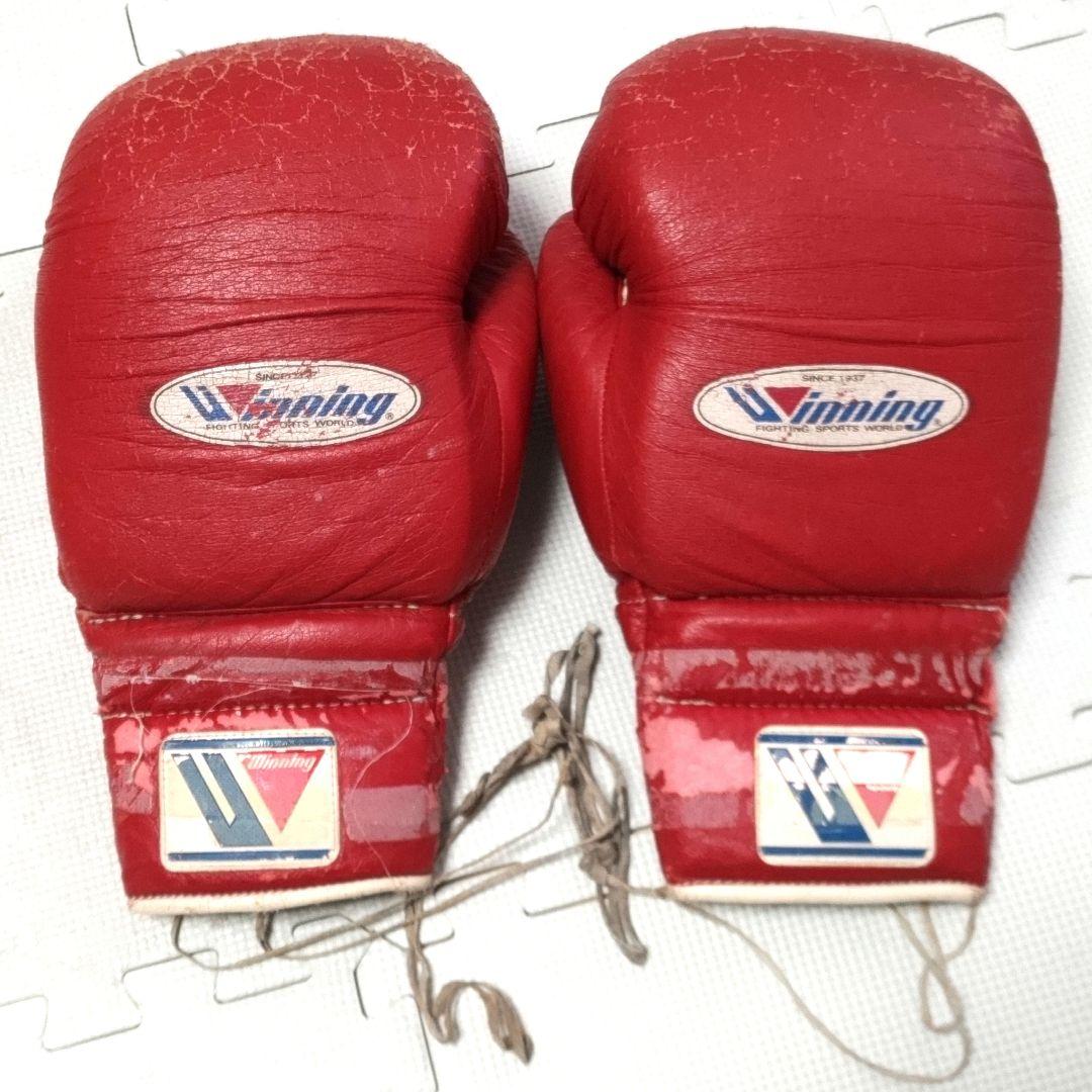 Winning 14ozソフトタイプ紐式ボクシンググローブ MS-500 プロフェッショナルタイプ14オンスグローブ(ひも式) / センター