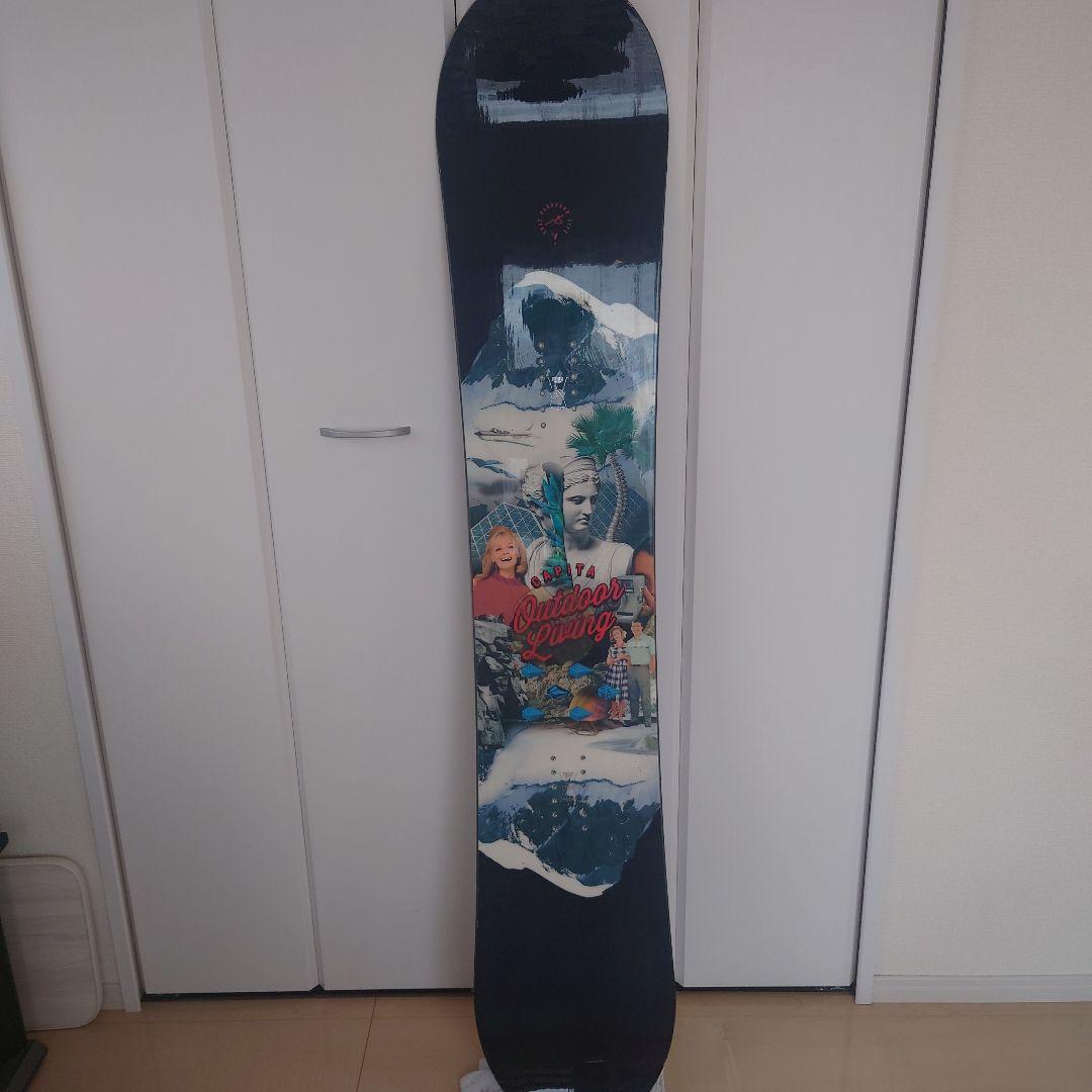 CAPiTA スノーボード板　BURTONビンディングセット スプーン NATURE BLUE ＆ EQUIP BINDING WHITE 板＋ビンディングセット