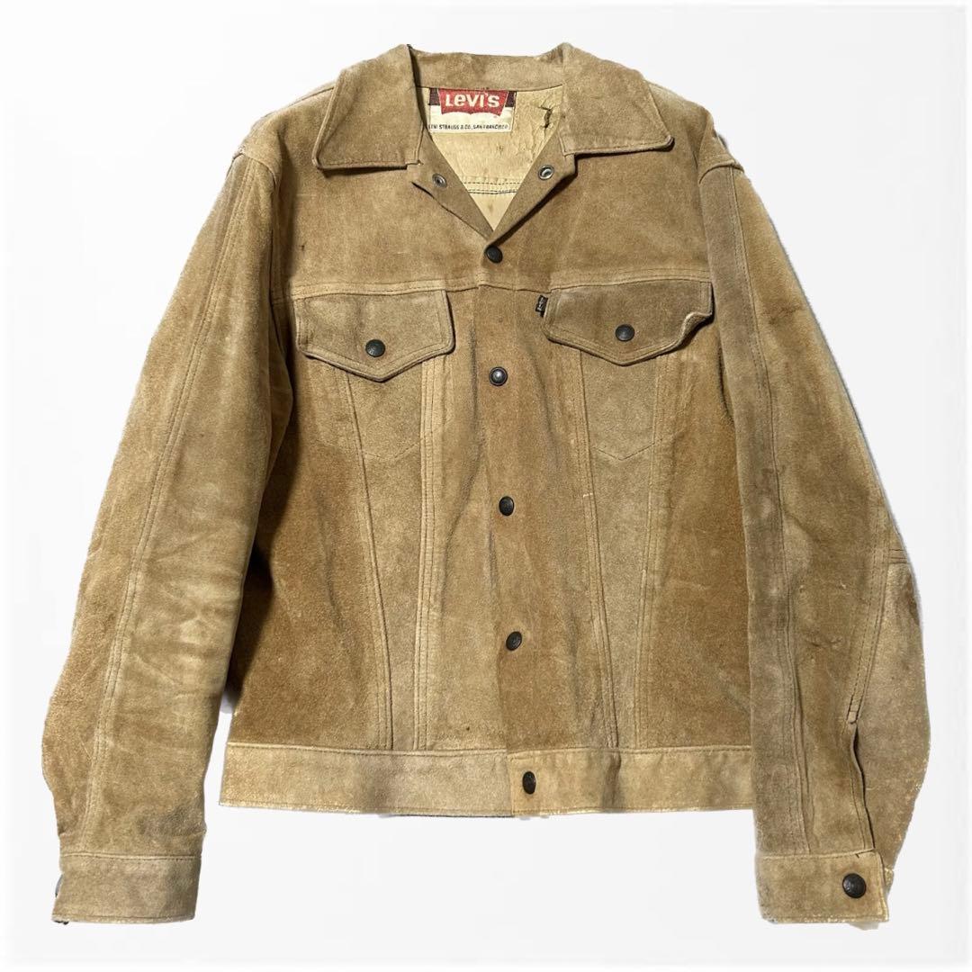 60s Levi's 3rd Type スエードジャケット Big E - メルカリ