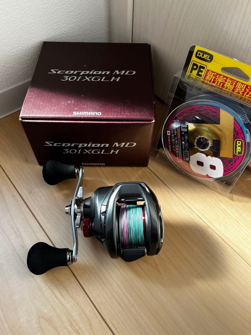 シマノ 24 スコーピオン MD 301XGLH PE8号新品 楽天市場】シマノ 24スコーピオン MD301XGLH / ベイト リール ロング