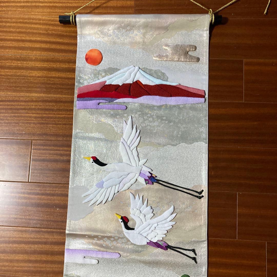 らいおんくま★ちりめん細工　お正月の押絵タペストリー らいおんくま様専用☆ちりめん細工 お正月の押絵タペストリー